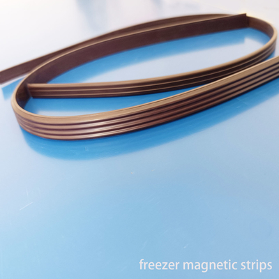 Brown Customized Soft Magnetic Strip For Refrigerator Freezers Disinfector