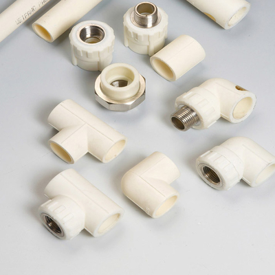 Hot And Cold Water Pipe PPR Water Pipe Fittings Heat Resistance