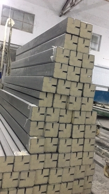 Plastic Cold Room Profiles Polyurethane Foaming Filling Walk-in Cold Storage Profiles Column Structure And Corner