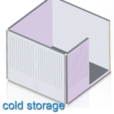 Plastic Cold Room Profiles Polyurethane Foaming Filling Walk-in Cold Storage Profiles Column Structure And Corner
