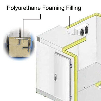 Polyurethane Extruded Plastic Profiles Foaming Extrusion Molding Products For Cold Room