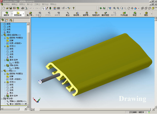 Extruded Plastic Moulding Die injection moulding die maker Solidworks Platform Design