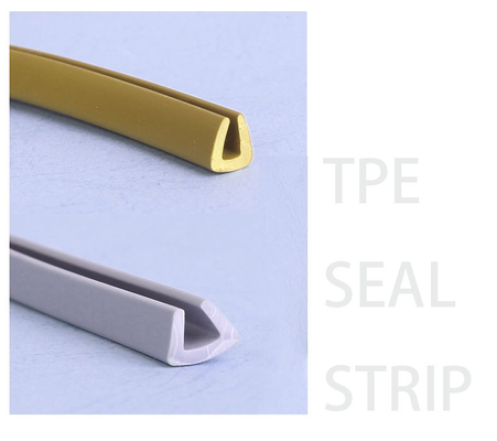 TPE Foaming Plastic Door Window Profiles Angle Sealing Strip