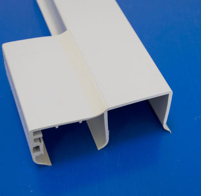 Plastic Parts Embossed C U Channel Extrusion Customized Multi Color For Interior Decoration