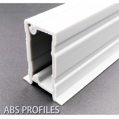 OEM Non Toxic ABS Plastic Extrusion Profiles for Electrical Appliances