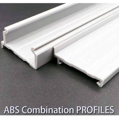 OEM Non Toxic ABS Plastic Extrusion Profiles for Electrical Appliances