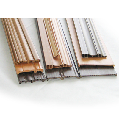 Recycled WPC Profile Wood Slat Panel Wpc Composite Decking