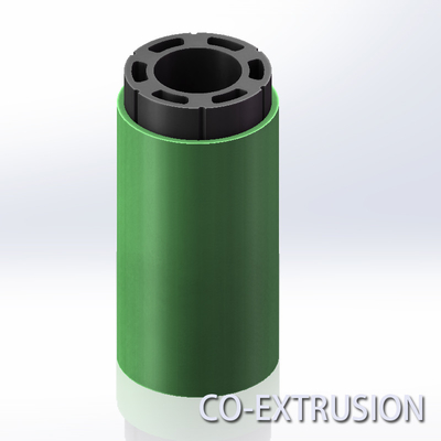 Plastic And Metal ABS PVC Co Extrusion Profiles For Shower Door