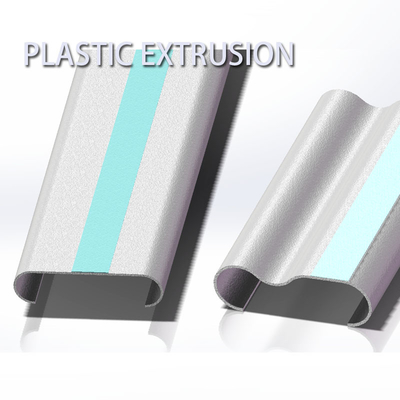 Anti Collision PVC Plastic Extrusion Profile Custom Handrail