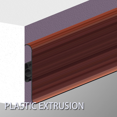 OEM Decorative Plastic PVC Extrusion Profiles For Window