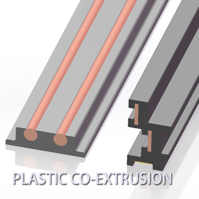 Extruded Processing Led Strip Profile PVC Profile Light