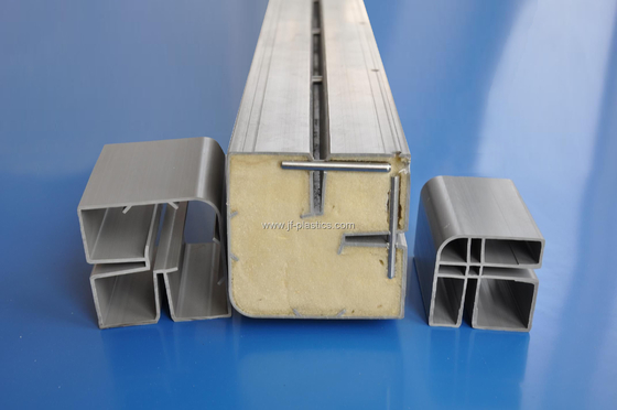 Custom PVC Extrusion Profiles Modular For Cold Storage Parts