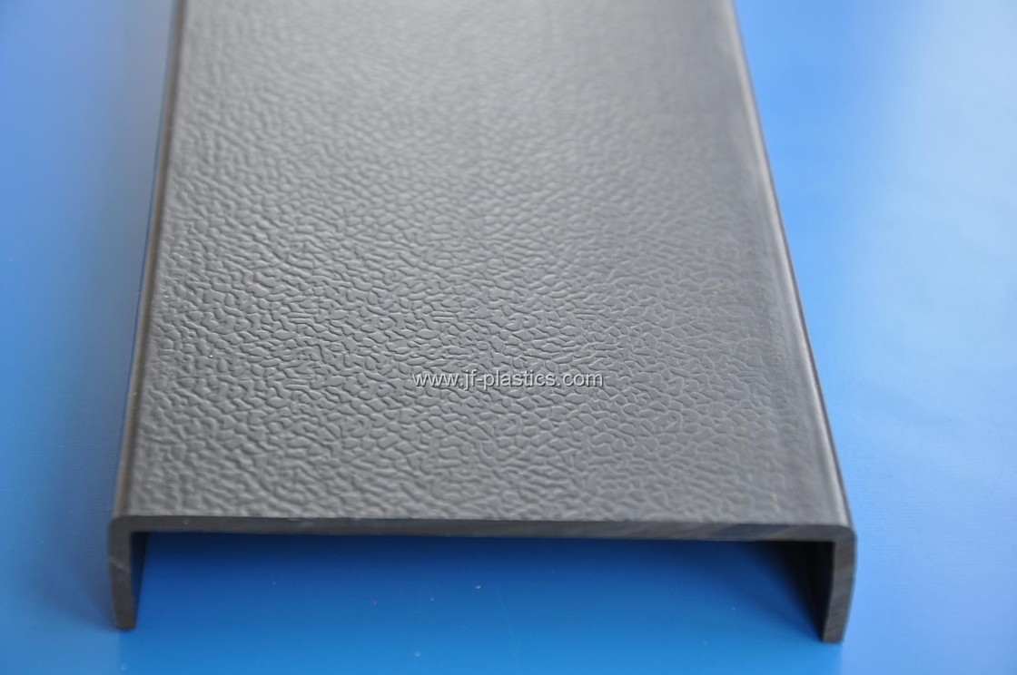 Decorative Pvc Profiles For Bus Train And Cars Texture Surface Customized Plastic profiles