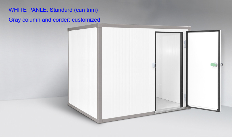 Plastic Extrusion Parts For Cold Room Structure With Polyurethane Foaming Filling site assembly