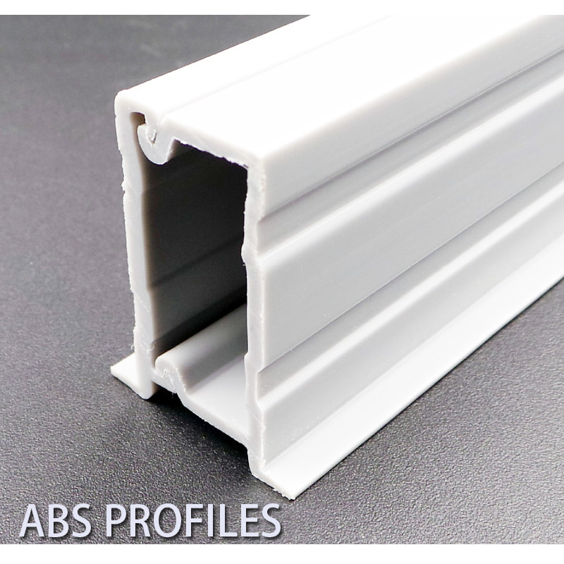 OEM Non Toxic ABS Plastic Extrusion Profiles for Electrical Appliances