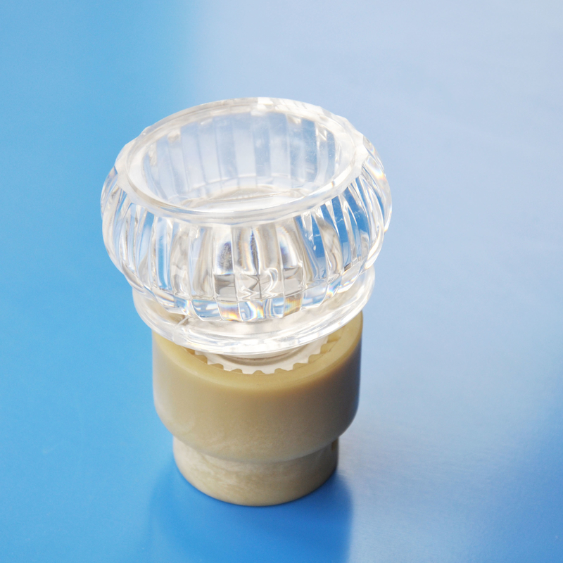 Small Plastic Injection Molded Part Transparent PMMA Bottle Cap