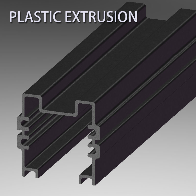 ABS PVC Plastic Extruded Window Frame Screen Door Extrusion Profile